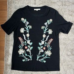 Maje Embroidered T Shirt Size 1